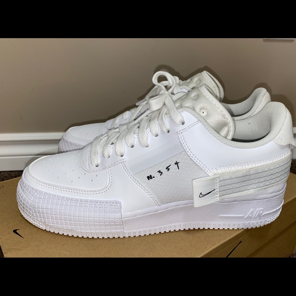 Nike N. 354 Air Force 1 Type Sneakers triple white